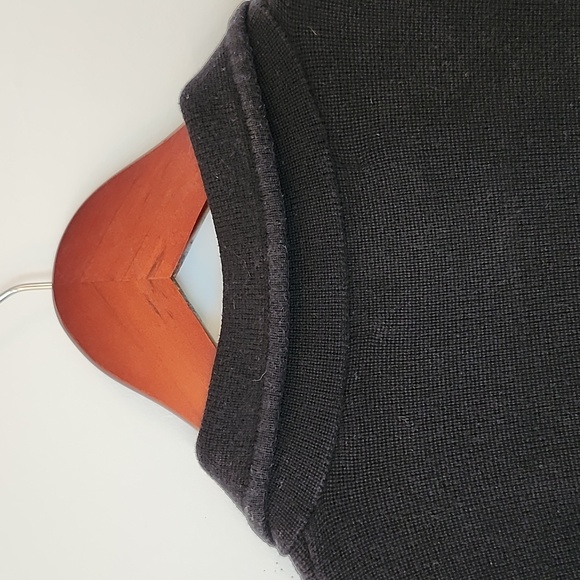 Lauren Ralph Lauren black 100% cotton blazer style button up sweater size M - Picture 5 of 7